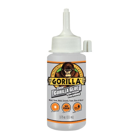 Gorilla Glue 3.75 oz Glue, Clear, 8PK 1787969
